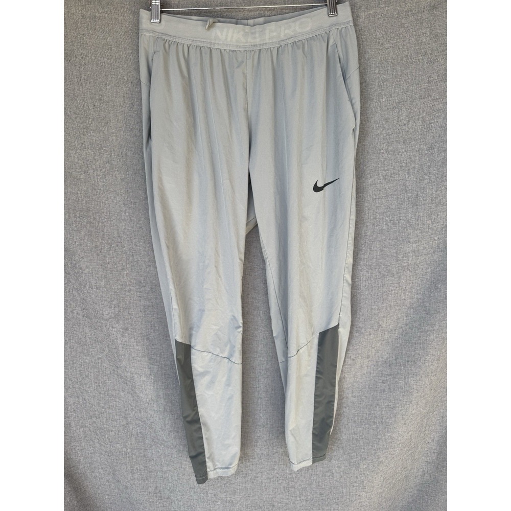 Nike Pro Dri-Fit Flex Vent Max Training Pants Men's Size Large Gray